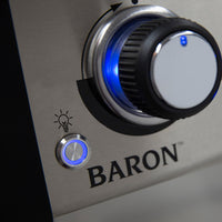 Baron S490 IR inkl. Drehspieß, Motor und Infrarot-Seitenbrenner - Modell 2021