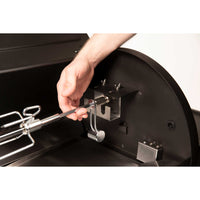 Broil King Pellet Smoker Drehspieß-Set mit Elektromotor