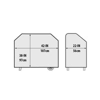 Broil King Select - Extra Fit Hülle für Crown Pellet 400 (ehem. Baron Pellet)