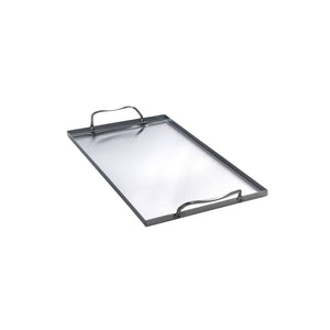 collin All'Grill Edelstahl Grillwanne mit 2 Griffen, 39,5 x 19 x 1 cm