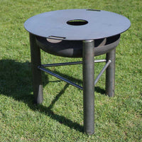 Feuerplatte - Rund - 100-70er - 20er Ø Loch