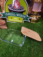 "Grill-Wiese" Brotzeitbox aus Glas