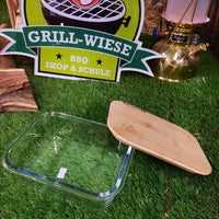 "Grill-Wiese" Brotzeitbox aus Glas 