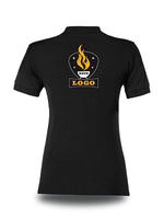 Damen Poloshirt mit individuellem Brustdruck