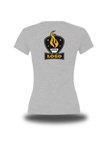 Damen T-Shirt mit individuellem Rückendruck