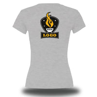 Damen T-Shirt mit individuellem Rückendruck 