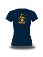 Damen T-Shirt mit individuellem Rückendruck