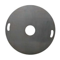 Feuerplatte - Rund - 100-70er - 20er Ø Loch