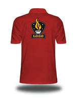 Herren Polo mit individuellem Rückendruck