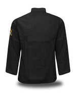 Kochjacke mit individuellem Ärmeldruck