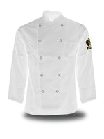 Kochjacke mit individuellem Ärmeldruck