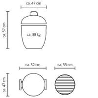 JUNIOR PRO-Serie 2.0 - Keramikgrill