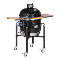 CLASSIC BBQ GURU PRO-Serie 2.0 - Keramikgrill inkl. Gestell & Seitentische