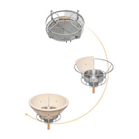 CLASSIC BBQ GURU PRO-Serie 2.0 - Keramikgrill inkl. Gestell & Seitentische