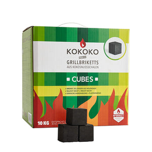 KOKOKO CUBES - Briketts aus Kokosnussschalen