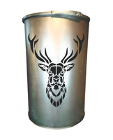 Individuelle Feuertonne/Grilltonne mit eigenem Motiv