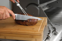 PRO Schneidebrett mit 2 Edelstahl Schalen