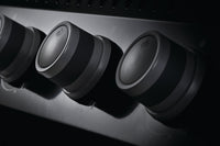 Rogue® RB425 - all black - Gasgrill mit Seitenbrenner & Heckbrenner inkl. Drehspieß