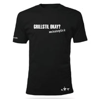 Sachsengriller - T-Shirt "Grillstil okay?" 