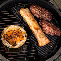 Halbrunde Grillplatte aus Gusseisen Big Green Egg Large