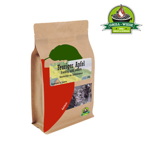Feuriger Apfel - Räucherchips auf Apfelholzspänen - 600g