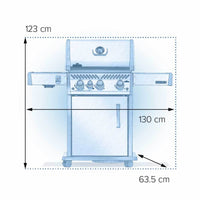 Napoleon Rogue® PRO 425 SIB Grau mit Infrarot-Seitenbrenner
