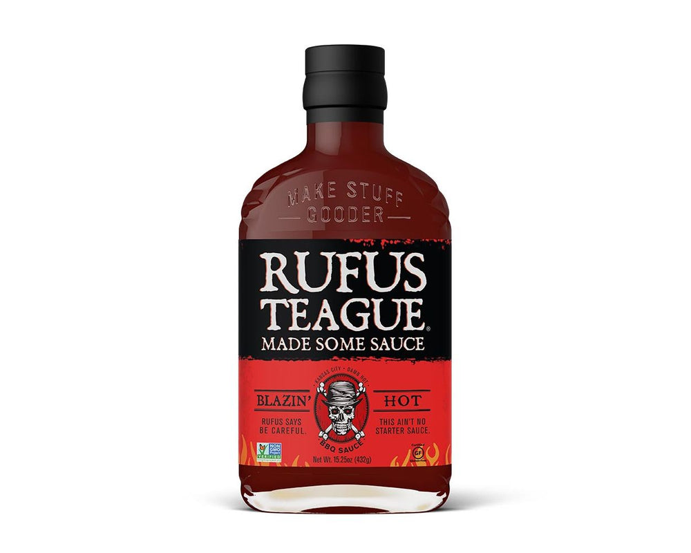 RUFUS TEAGUE Blazin Hot BBQ-Sauce 16 oz.