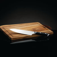 Napoleon - Hochwertiges Holzschneidebrett mit Messer 