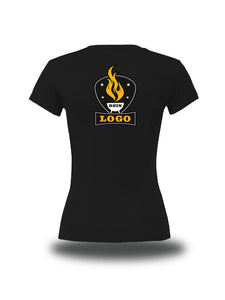 Damen T-Shirt mit individuellem Rückendruck 