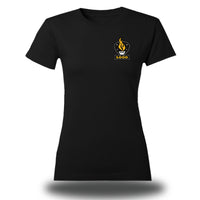 Damen T-Shirt mit individuellem Brustdruck 