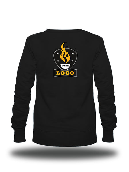 Damen Promo-Sweater mit individuellem Rückendruck 