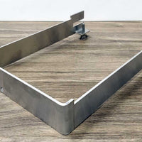 Feuertisch - Tisch/Ablage für die Feuerplatte mit Schneidbrett/Holzbrett 