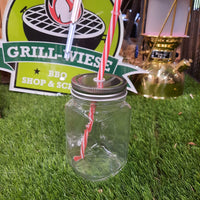 "Grill-Wiese" Mason-Jar Limonadenglas 