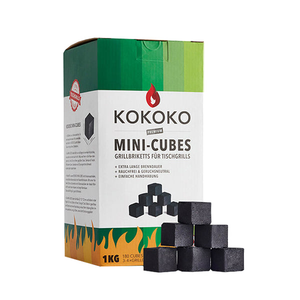 KOKOKO MINI-CUBES - Briketts aus Kokosnussschalen 
