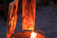 Flammlachsbrett - große Lachsplanke - Lärche 
